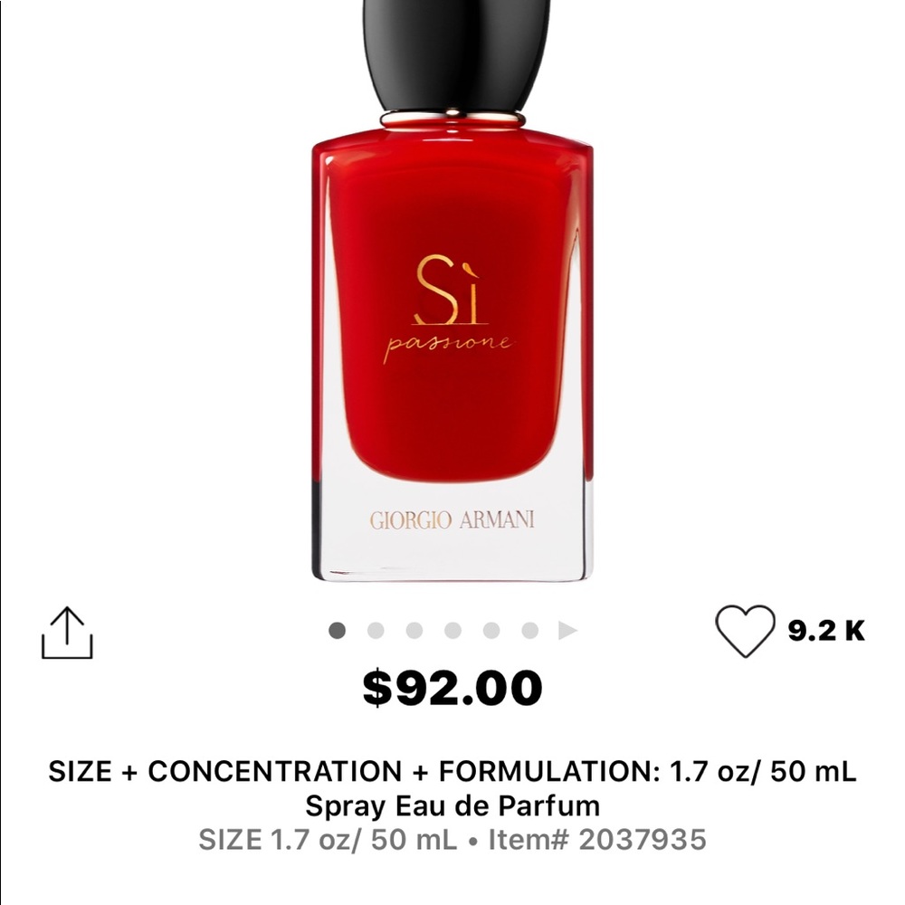 Giorgio Armani Si Passione 1.7 oz